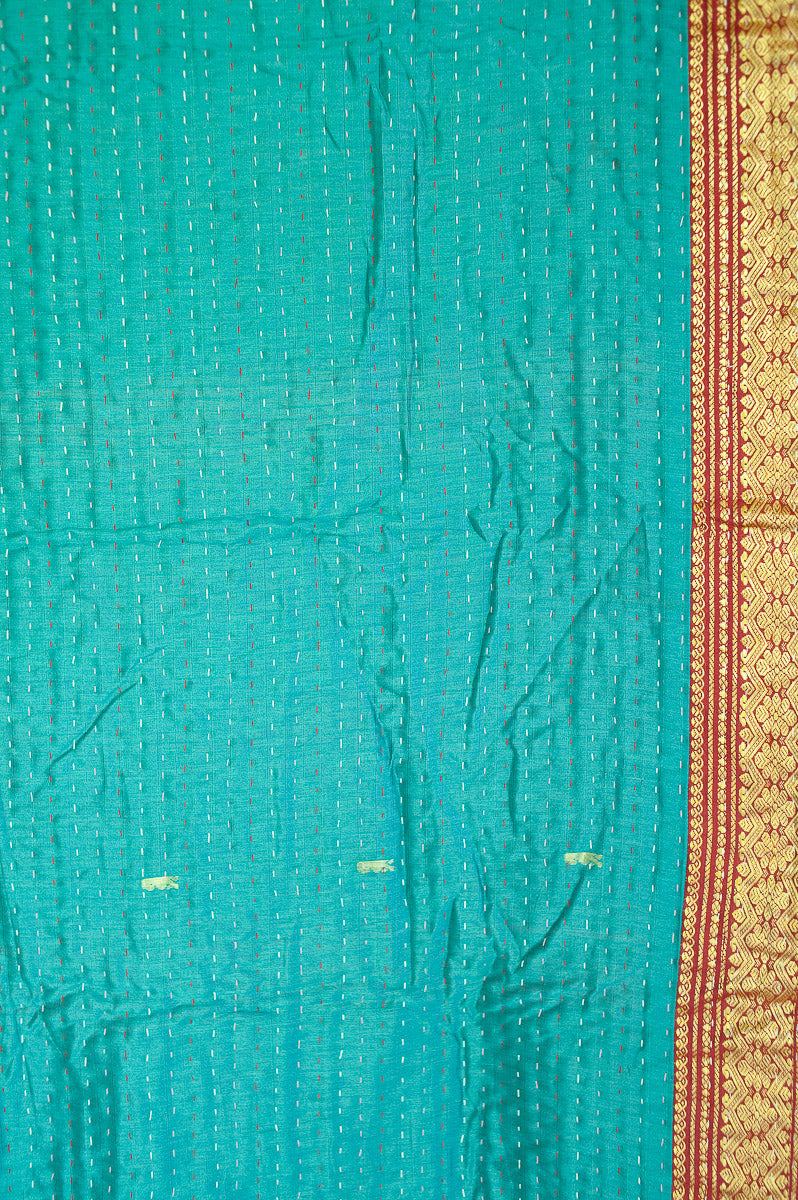 Rest Silk Blend Kantha Throw