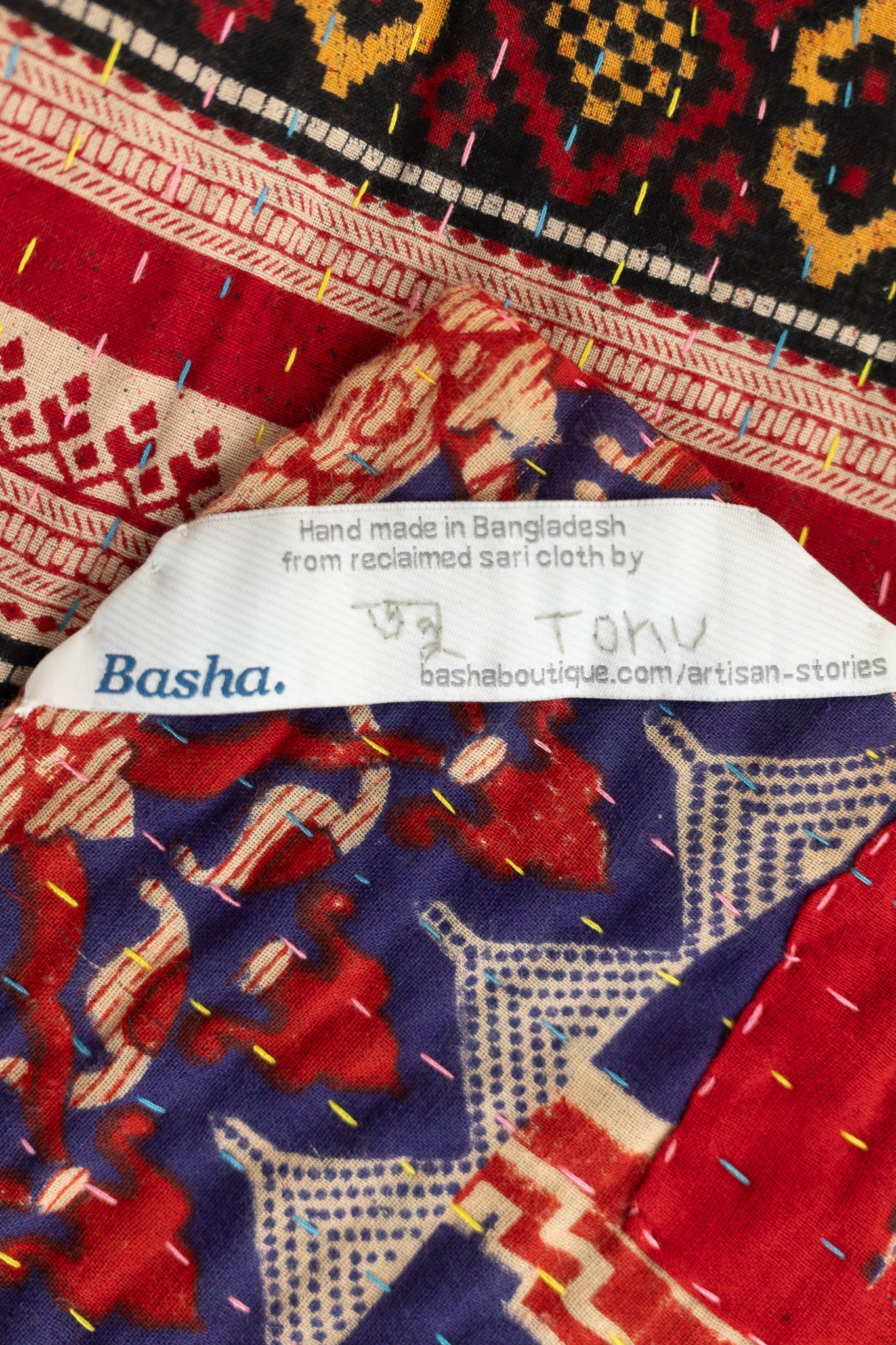 Reverent Large Kantha Throw