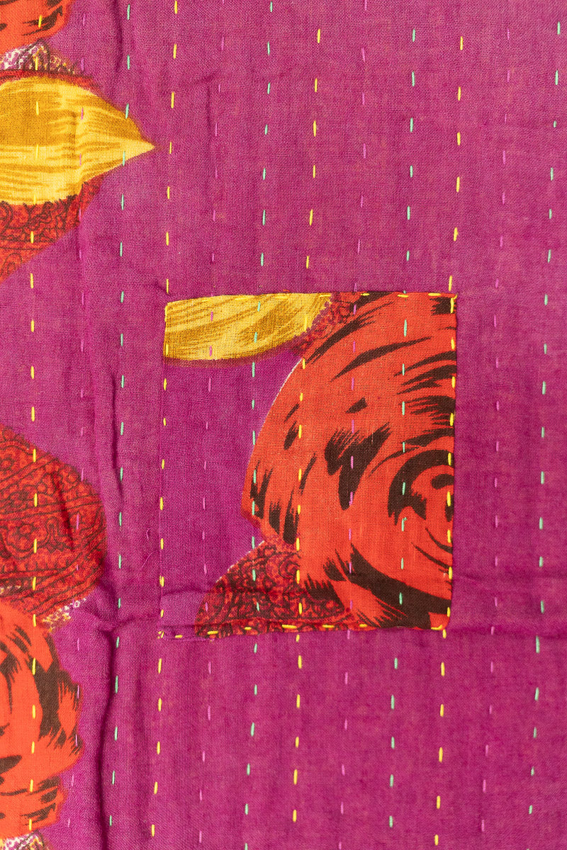 Romantic Kantha Throw