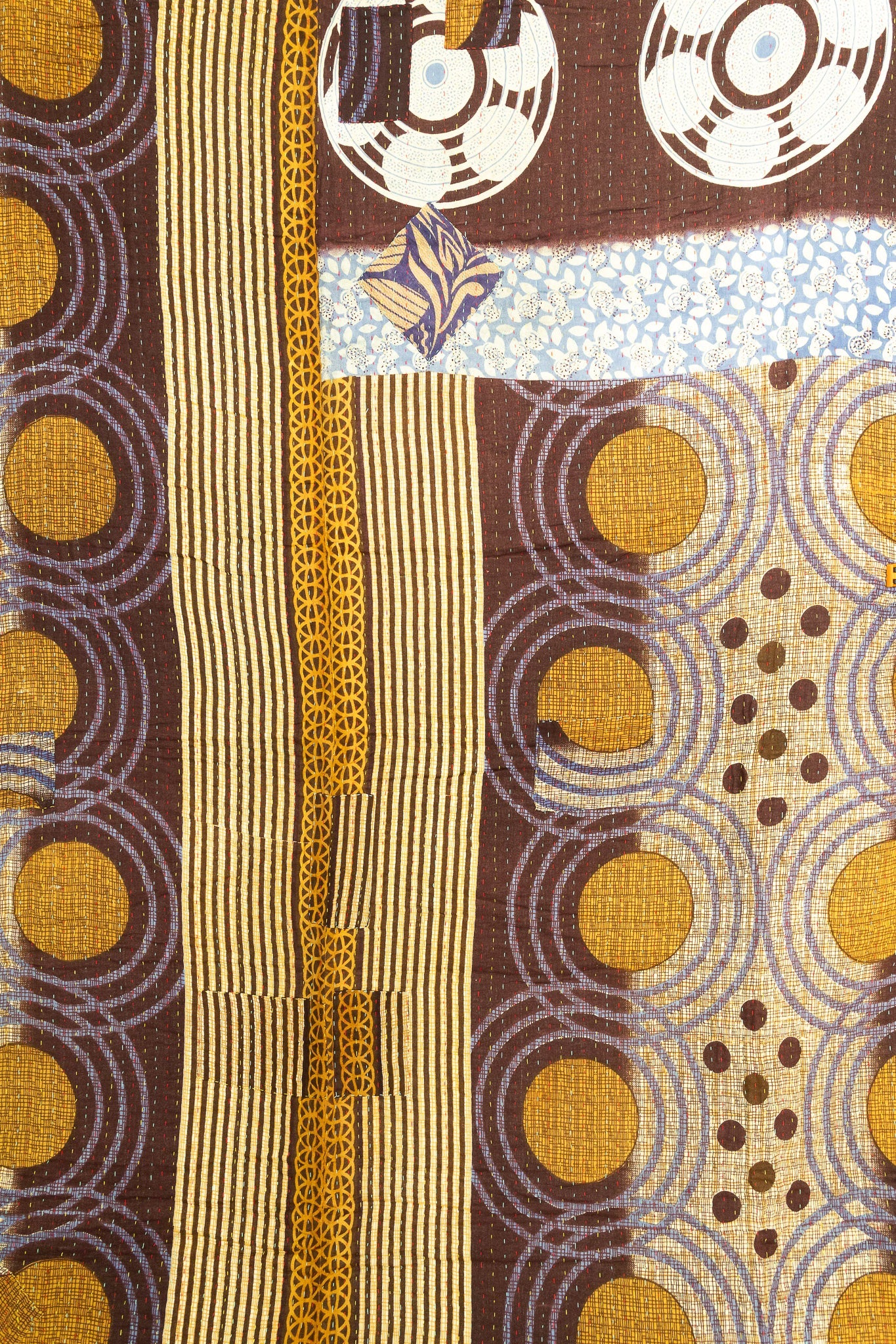 Rooted Large Kantha Throw