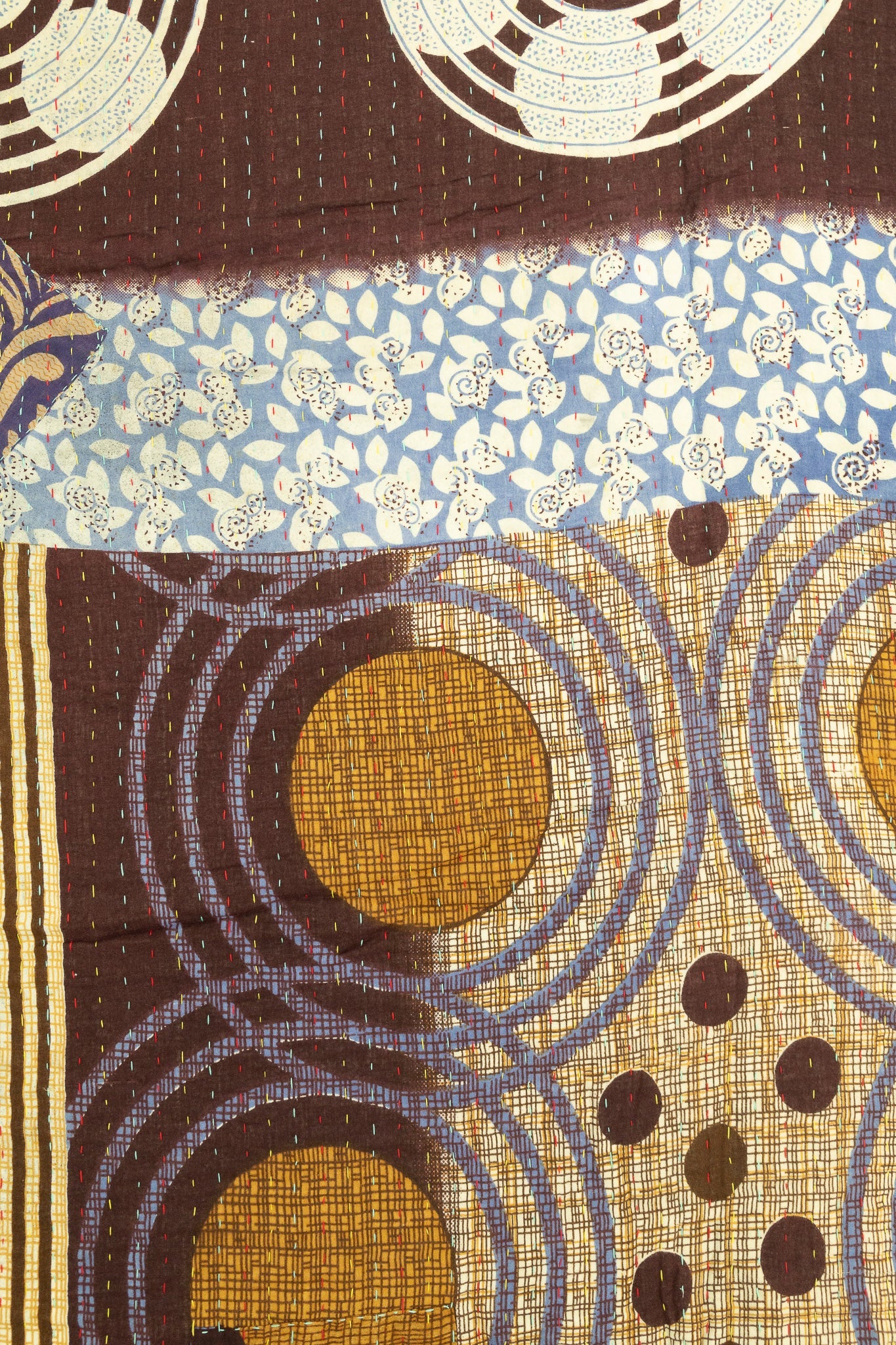 Rooted Large Kantha Throw