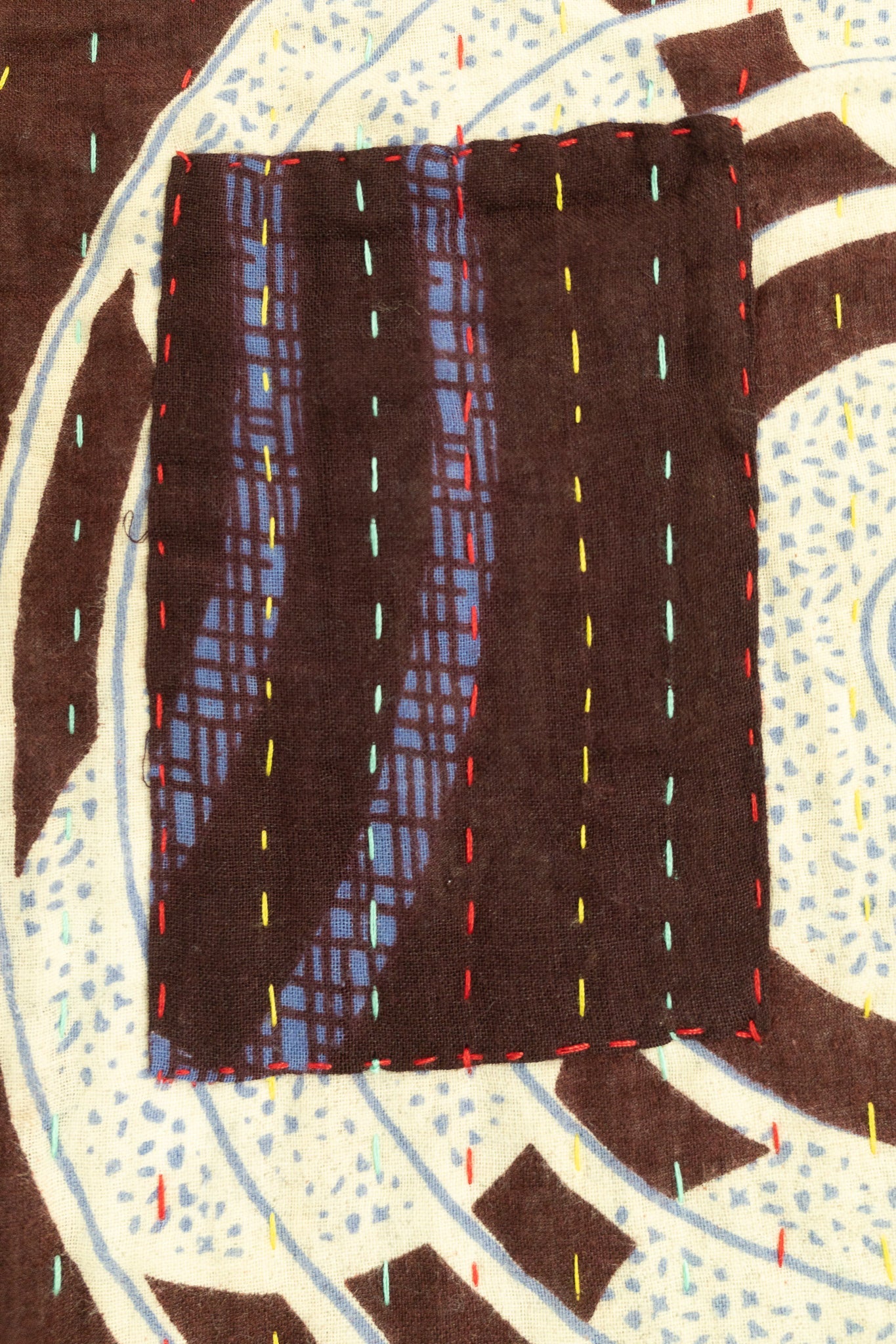 Rooted Large Kantha Throw