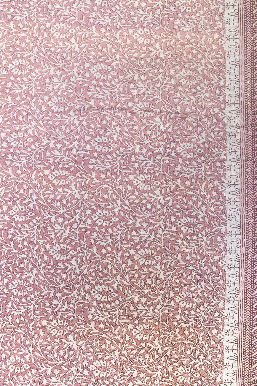 Rose Large Kantha Throw