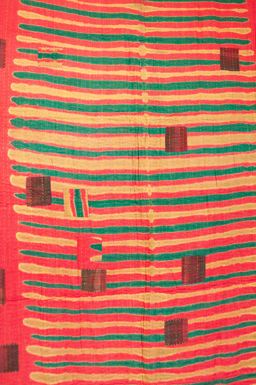 Kantha Holiday Throw