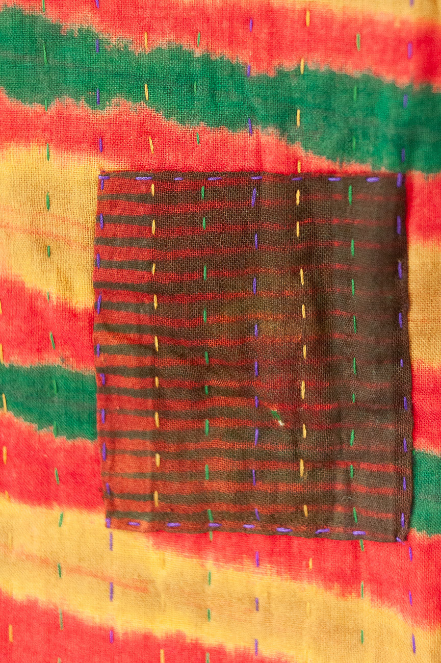 Rudolph Kantha Christmas Throw