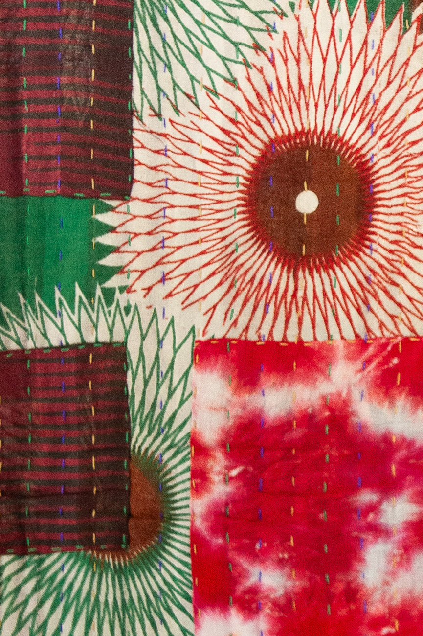 Rudolph Kantha Christmas Throw