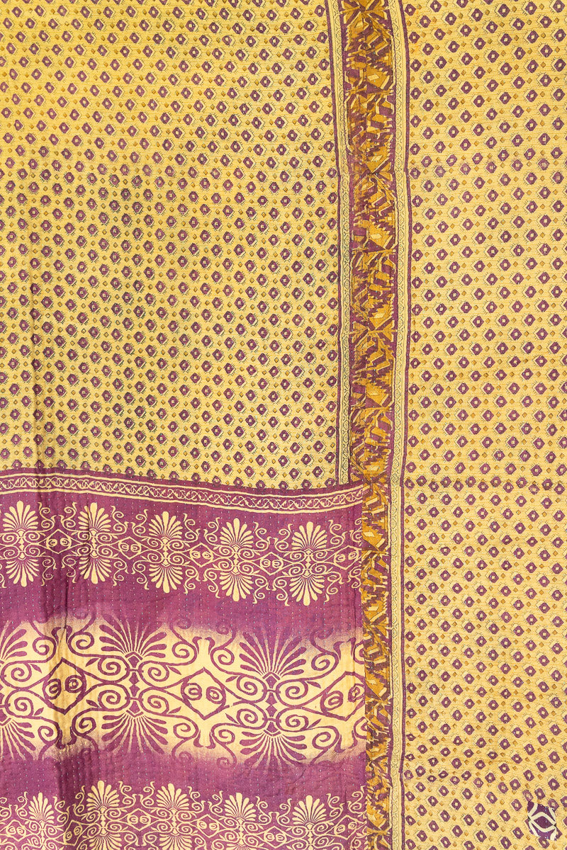 Stillness Large Kantha Throw