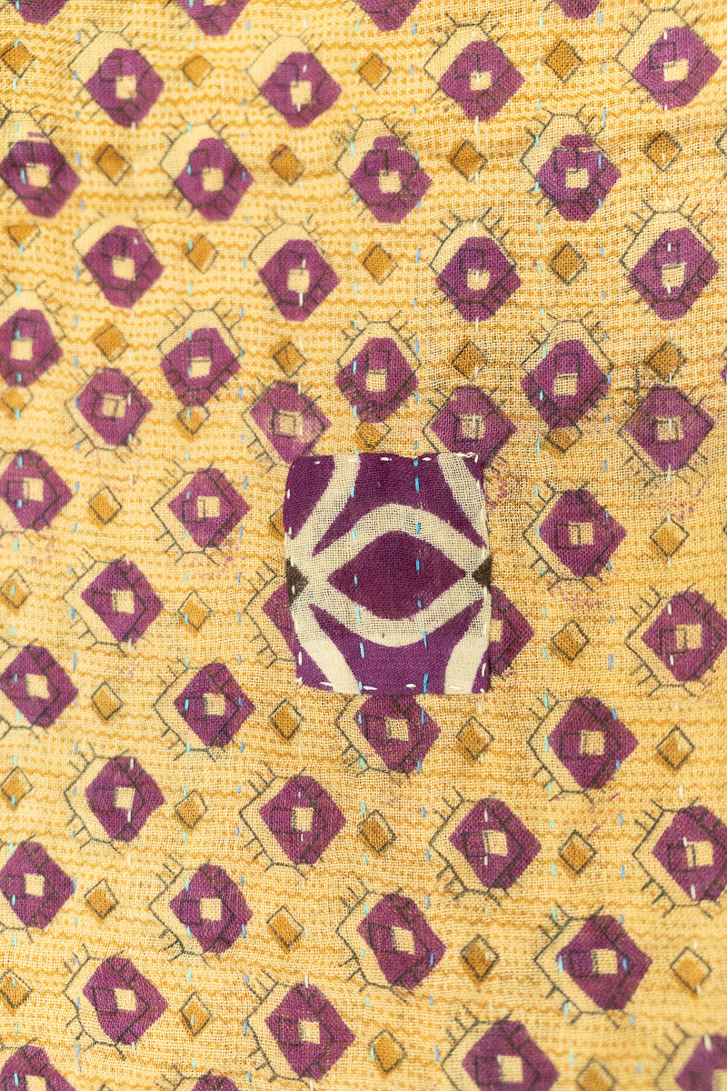 Stillness Large Kantha Throw