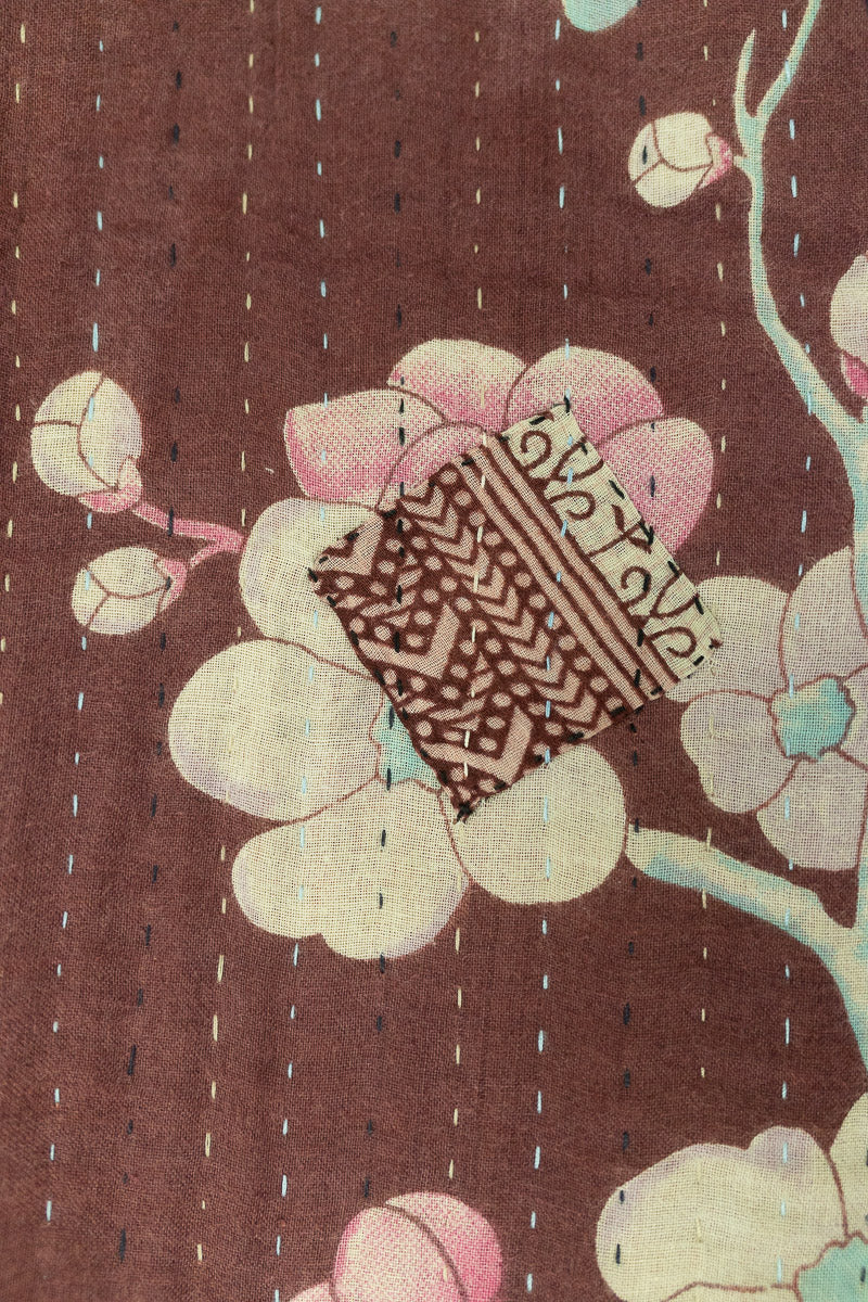 Savor Large Kantha Throw