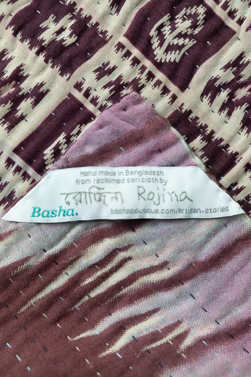 Savor Large Kantha Throw