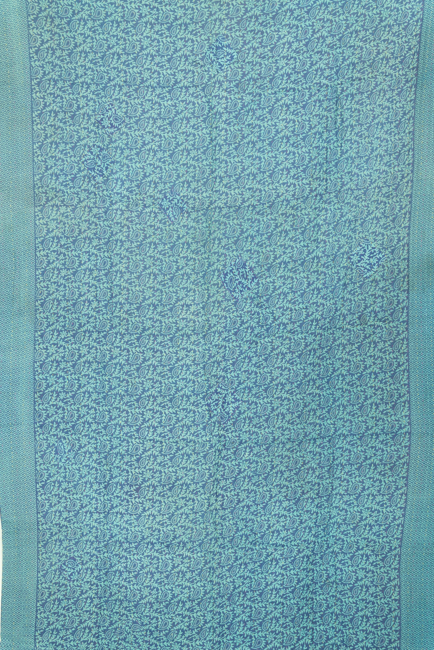 Seaside Kantha Throw
