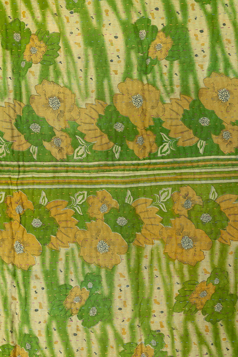 Shimmer Large Kantha Throw