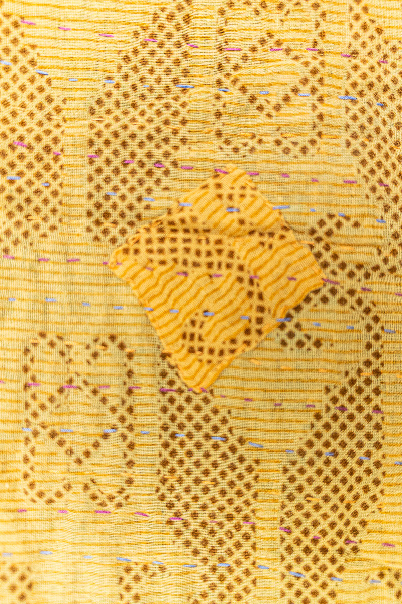 Shimmer Large Kantha Throw