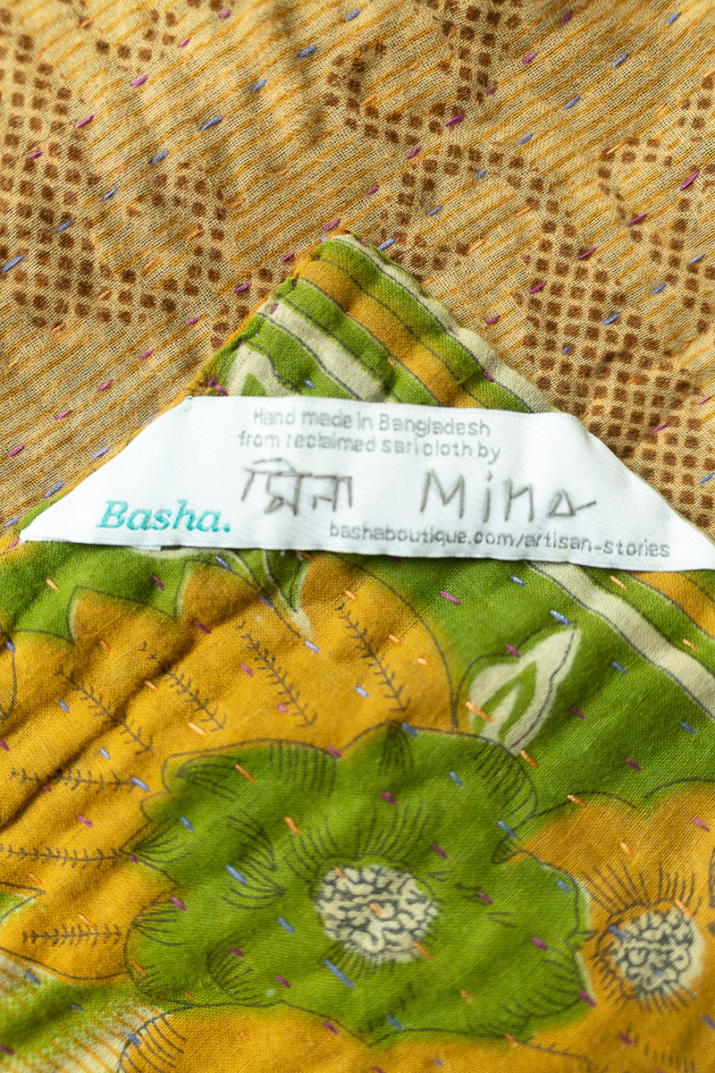 Shimmer Large Kantha Throw