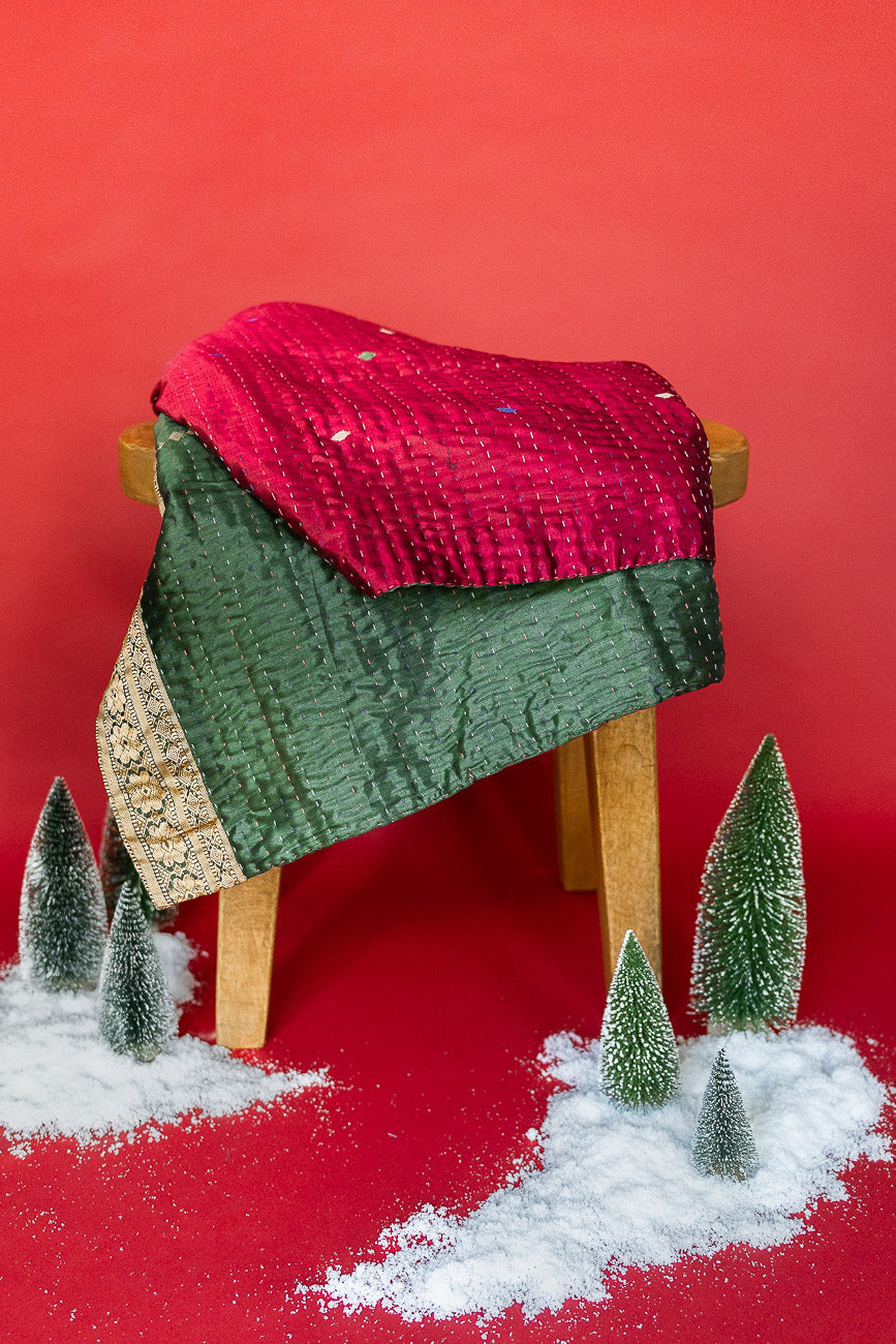 Shine No. 4 Silk Blend Holiday Throw