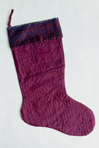 dignify Kantha Luxe Christmas Stocking No. 34