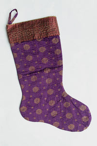 dignify Kantha Luxe Christmas Stocking No. 40