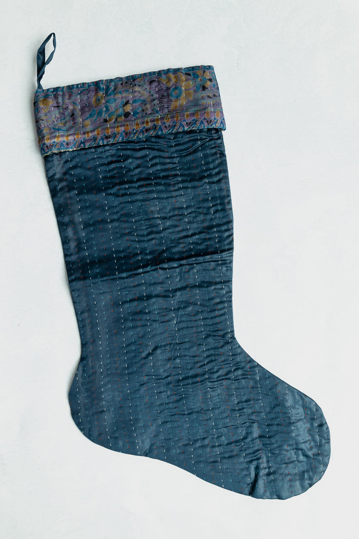 dignify Kantha Luxe Christmas Stocking No. 41