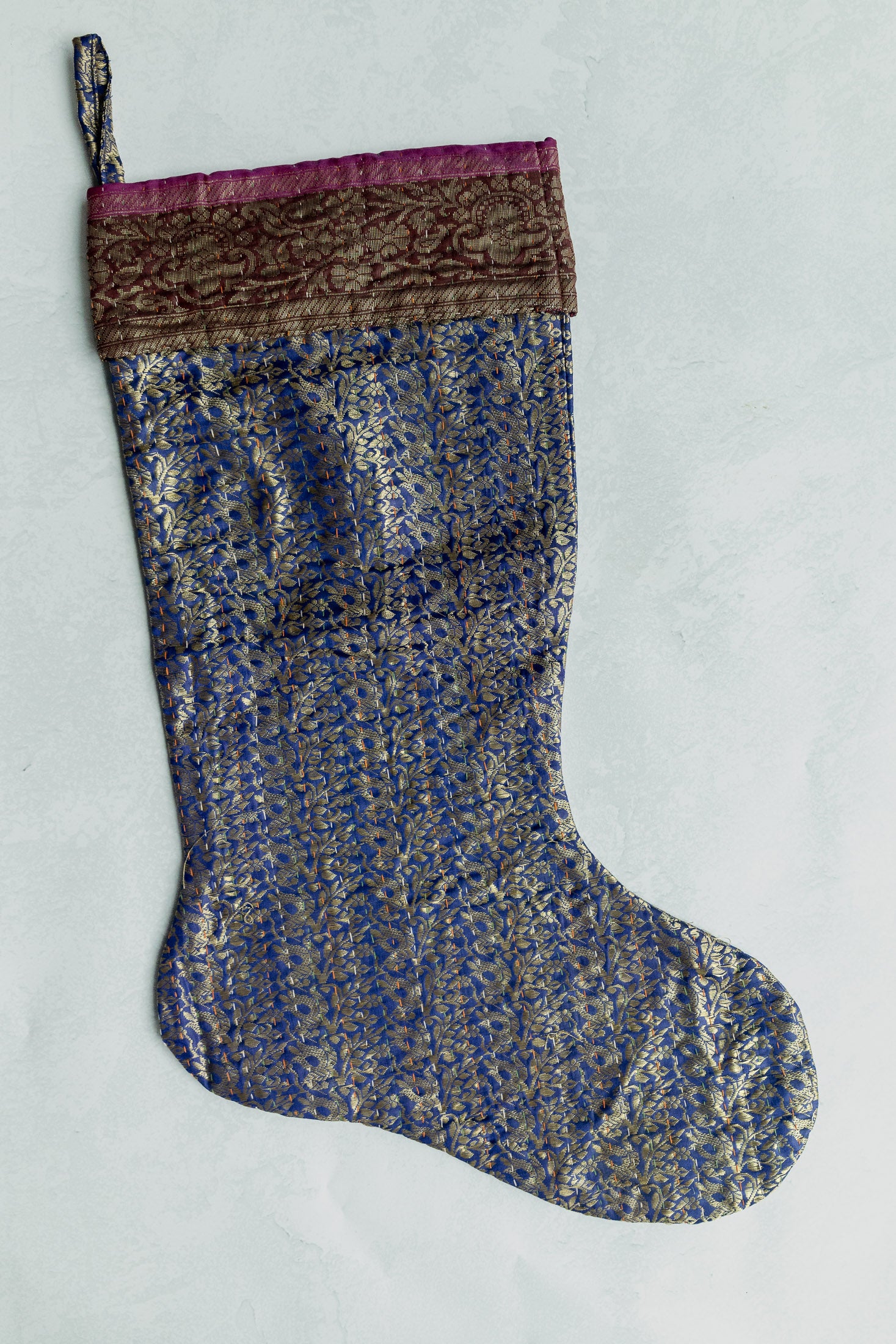 dignify Kantha Luxe Christmas Stocking No. 46