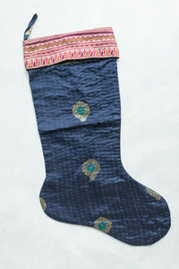 dignify Kantha Luxe Christmas Stocking No. 26