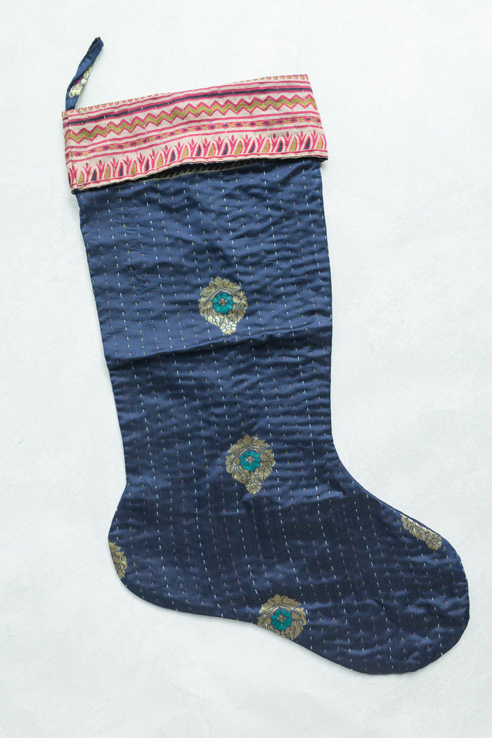 dignify Kantha Luxe Christmas Stocking No. 26