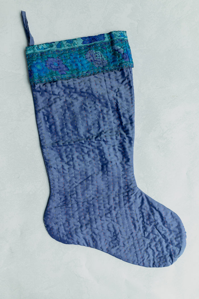 dignify Kantha Luxe Christmas Stocking No. 50