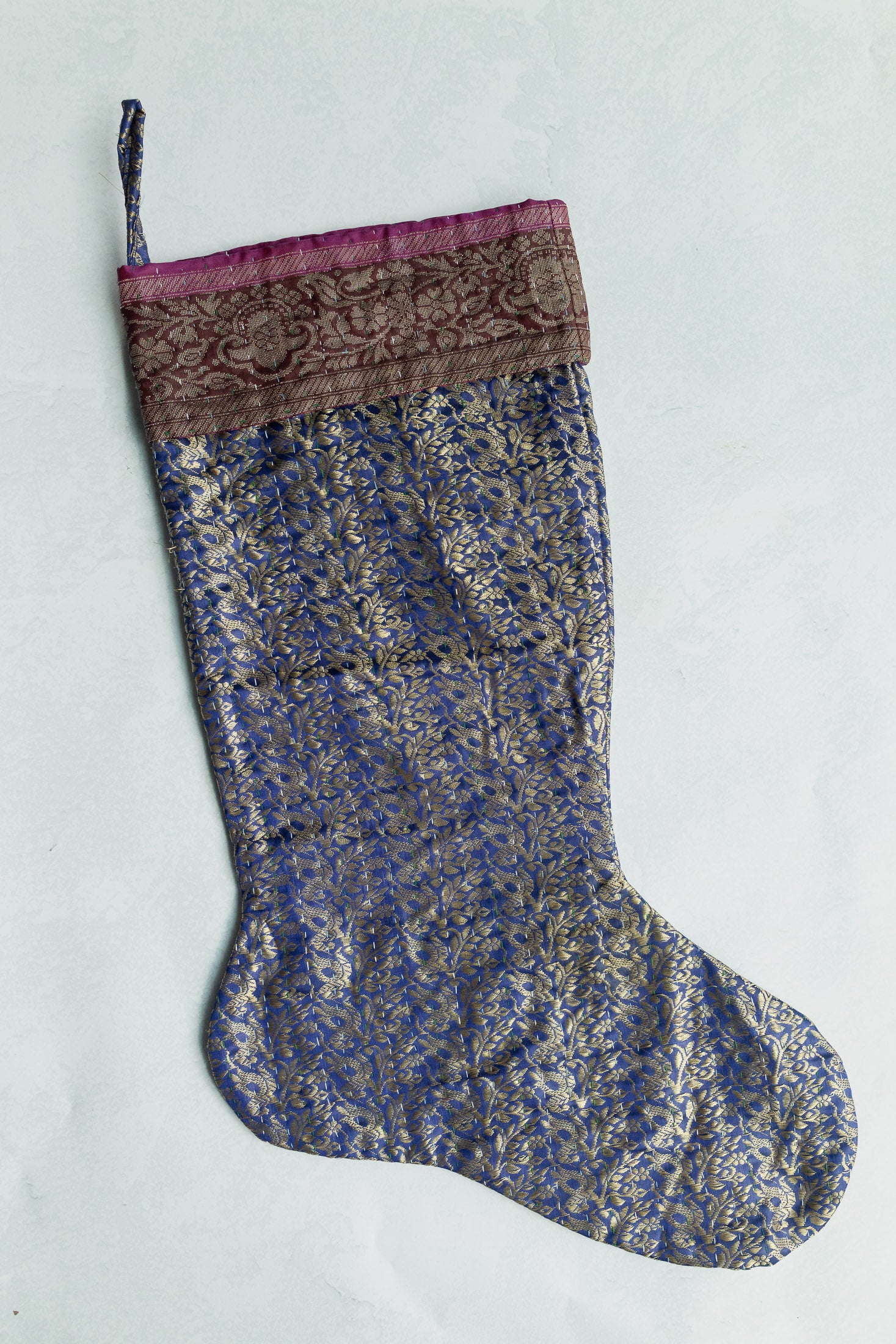 dignify Kantha Luxe Christmas Stocking No. 28