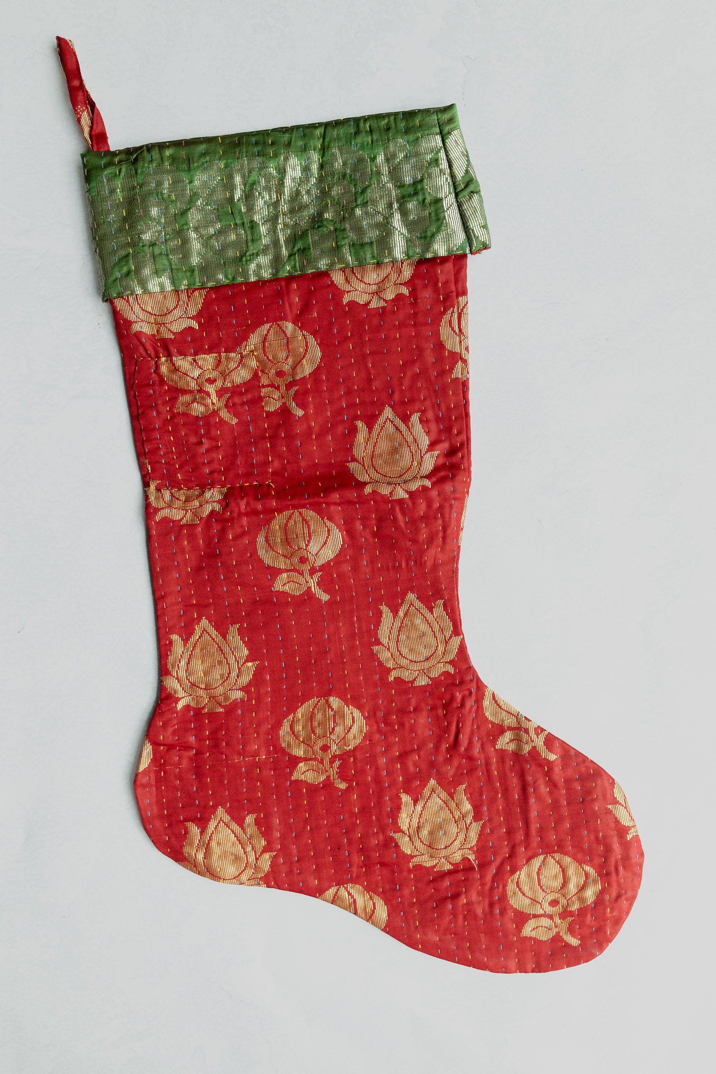 dignify Kantha Luxe Christmas Stocking No. 10