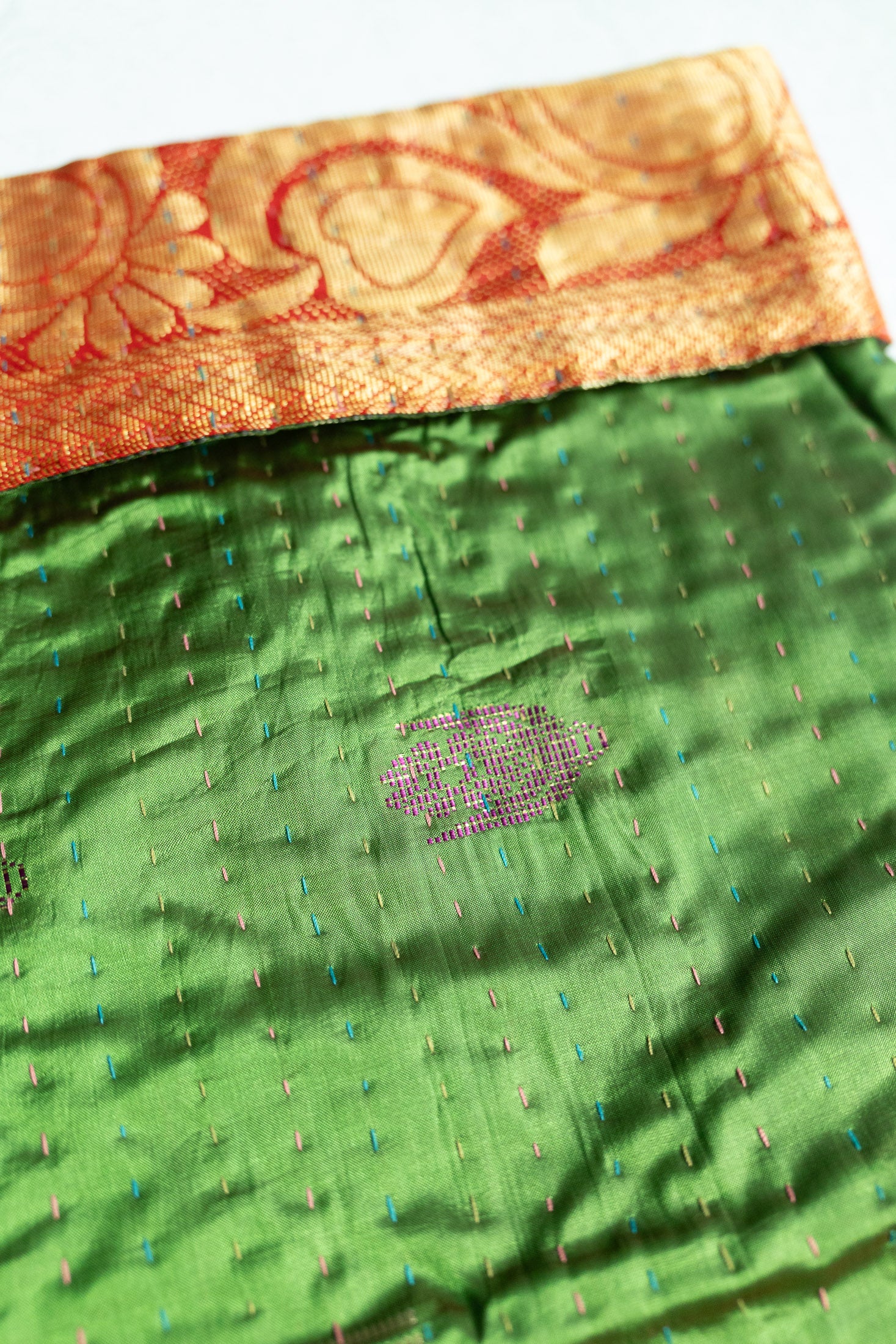 Kantha Holiday Stocking — Luxe No. 12