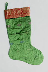 dignify Kantha Luxe Christmas Stocking No. 12