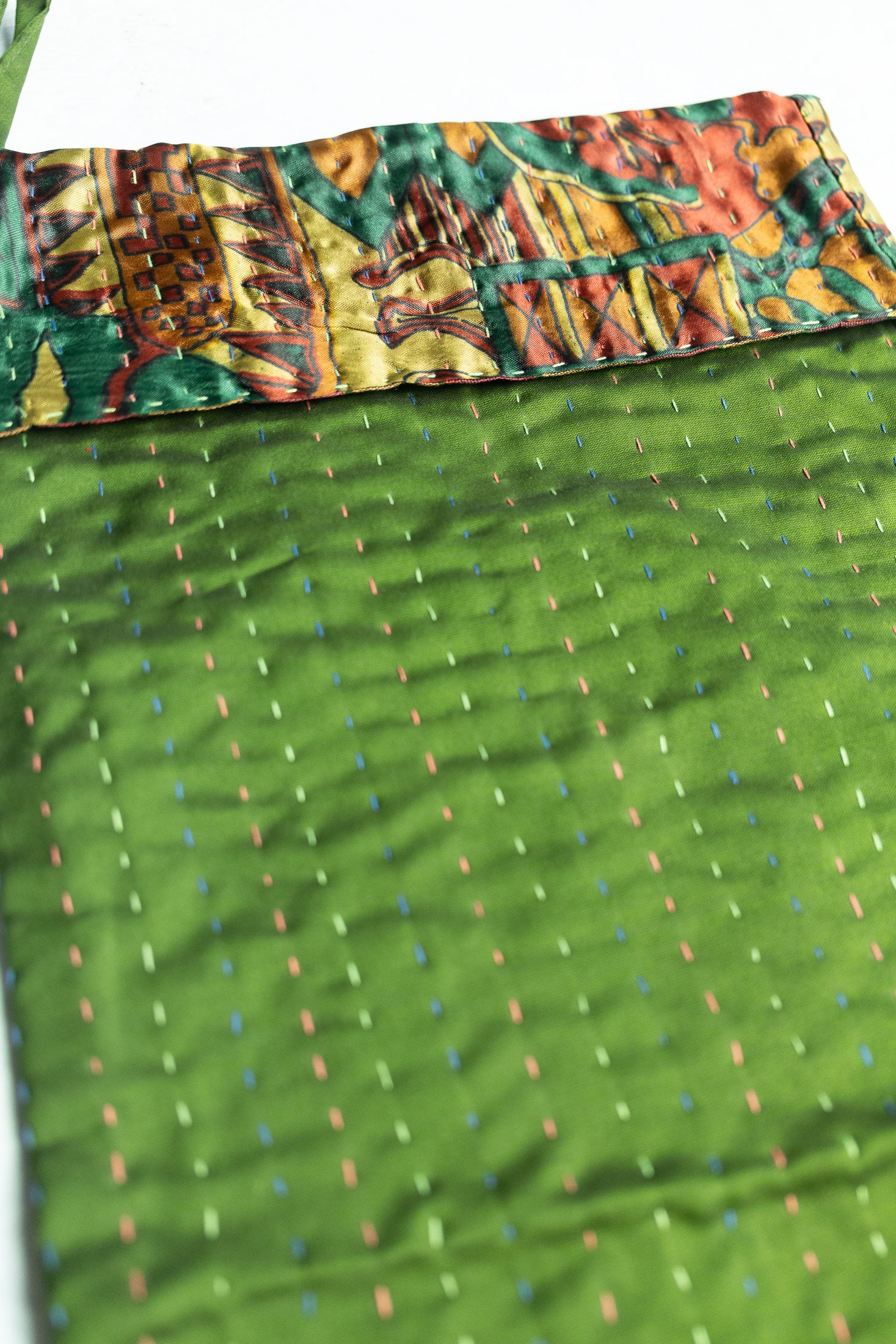 Kantha Holiday Stocking — Luxe No. 15