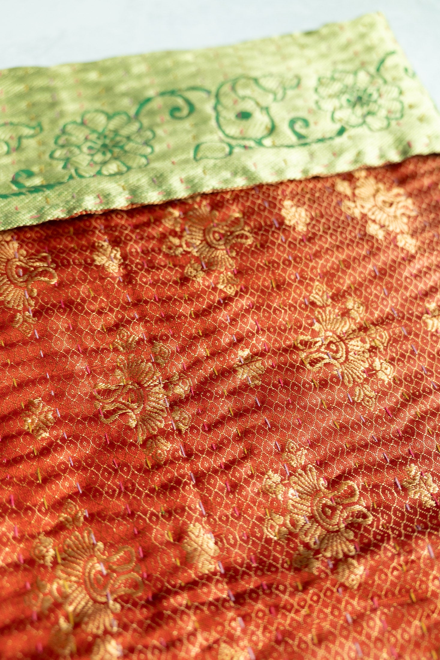 Kantha Holiday Stocking — Luxe No. 17