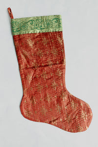 dignify Kantha Luxe Christmas Stocking No. 17