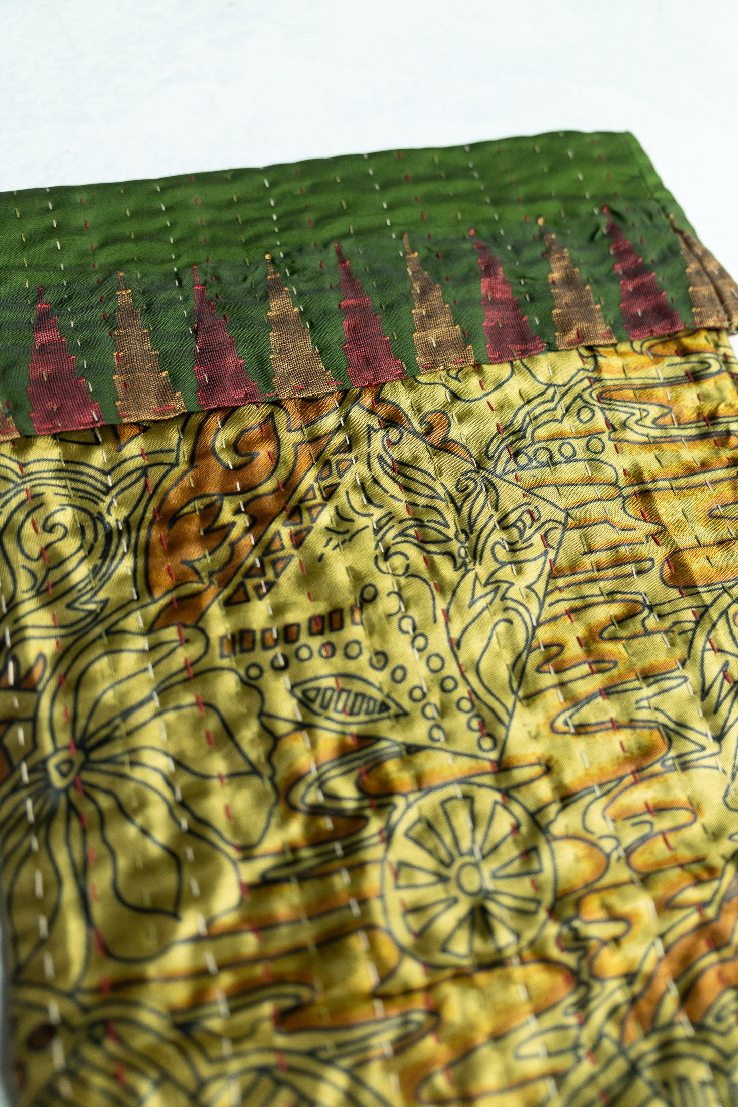 Kantha Holiday Stocking — Luxe No. 18
