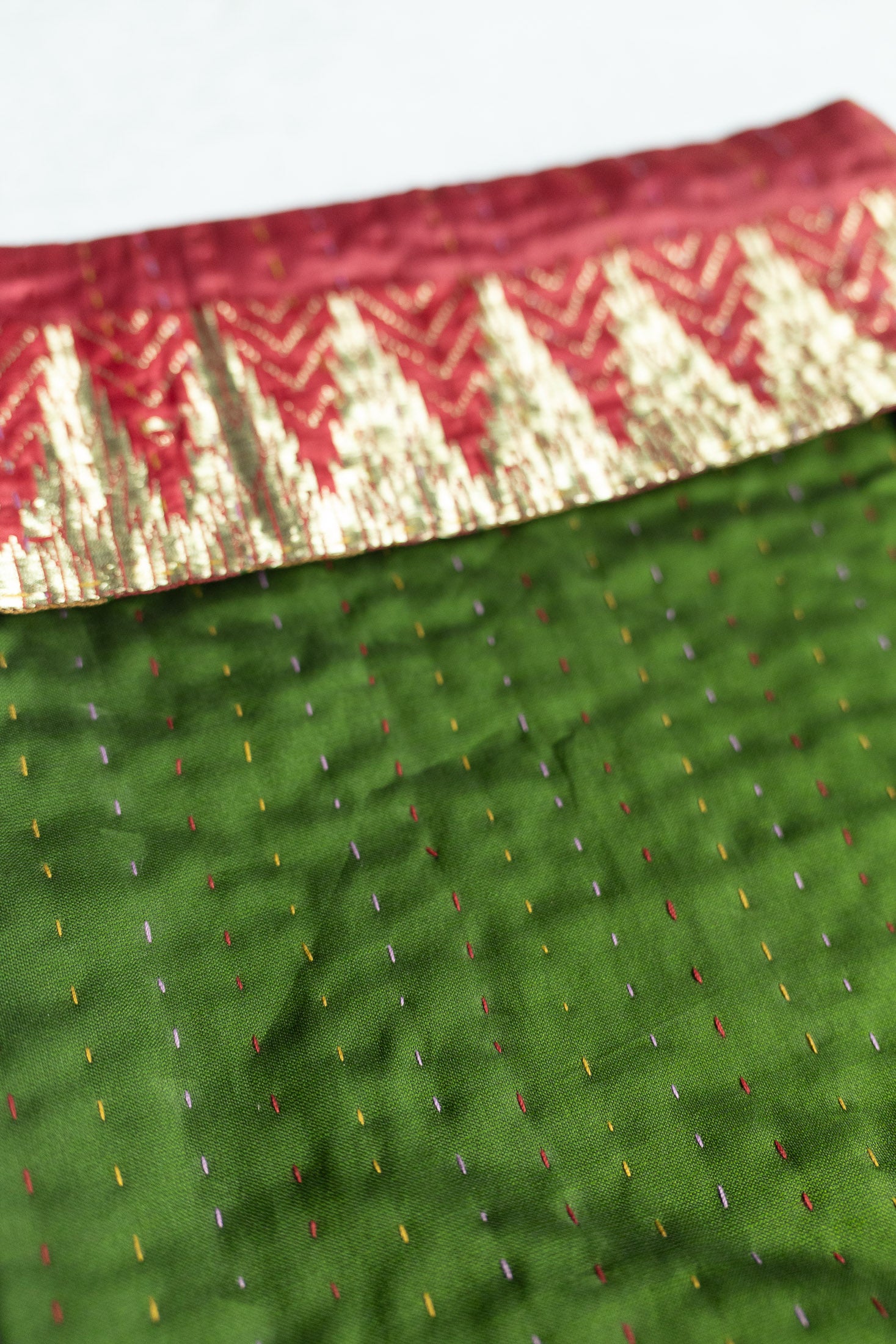 Kantha Holiday Stocking — Luxe No. 1