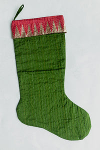 dignify Kantha Luxe Christmas Stocking No. 1
