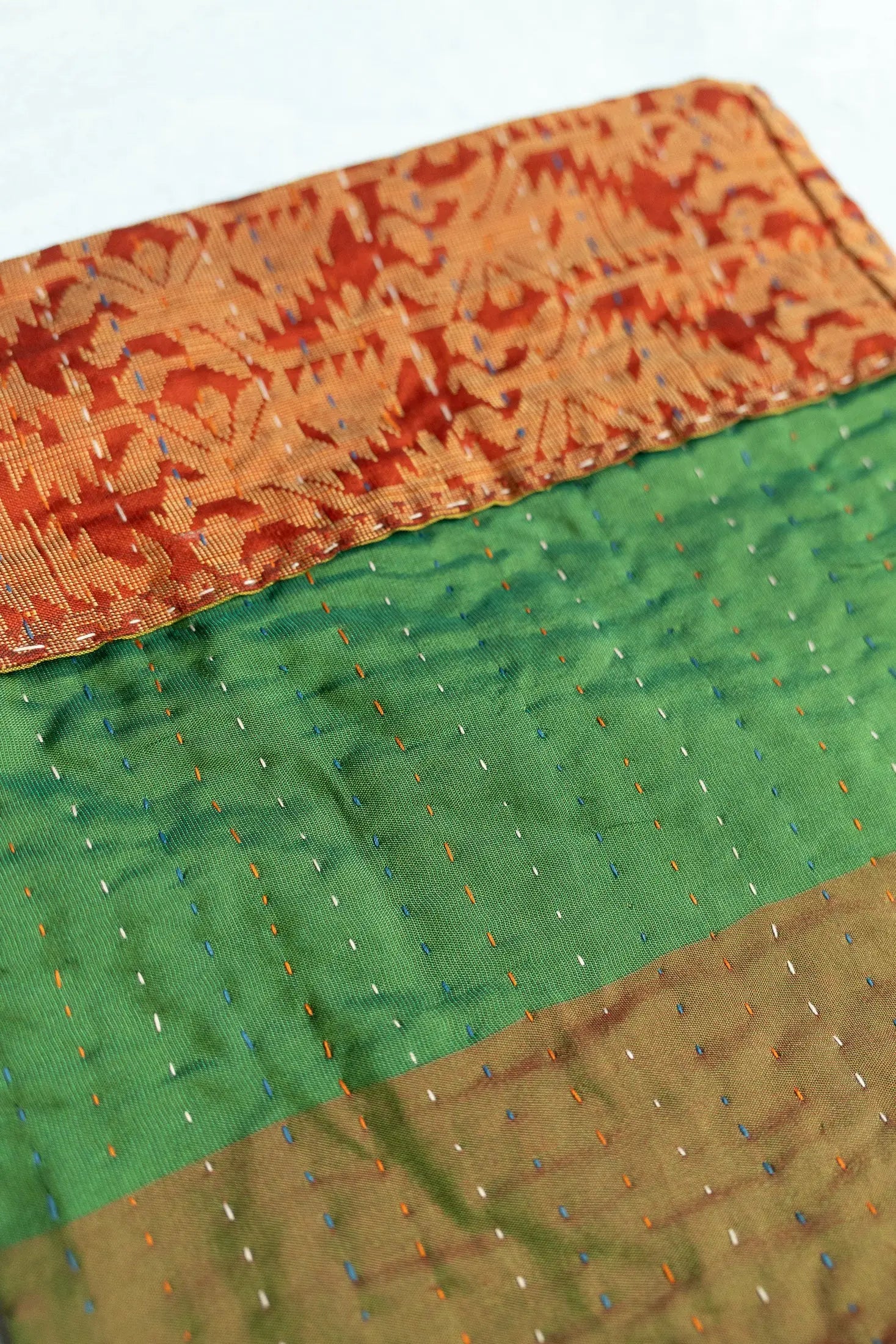 Kantha Holiday Stocking — Luxe No. 23