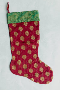 dignify Kantha Luxe Christmas Stocking No. 2
