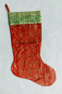 dignify Kantha Luxe Christmas Stocking No. 3