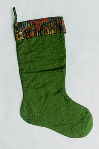 dignify Kantha Luxe Christmas Stocking No. 5