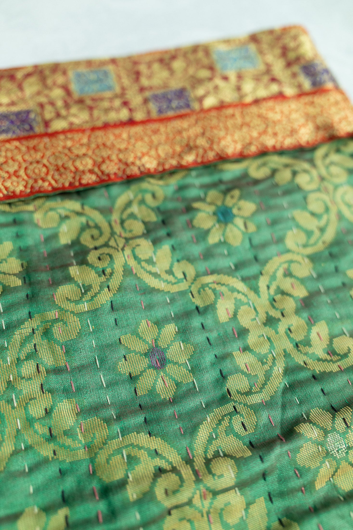 Kantha Holiday Stocking — Luxe No. 7