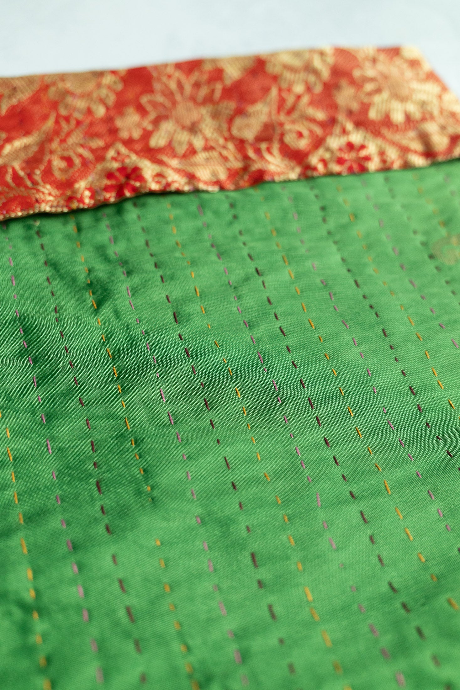 Kantha Holiday Stocking — Luxe No. 8