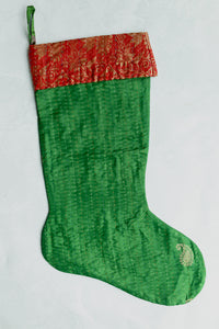 dignify Kantha Luxe Christmas Stocking No. 8
