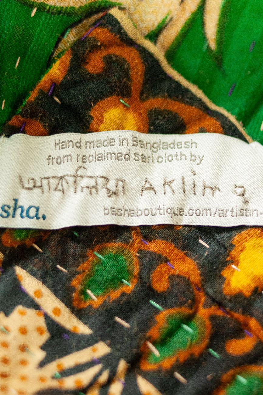 Snug Kantha Christmas Throw