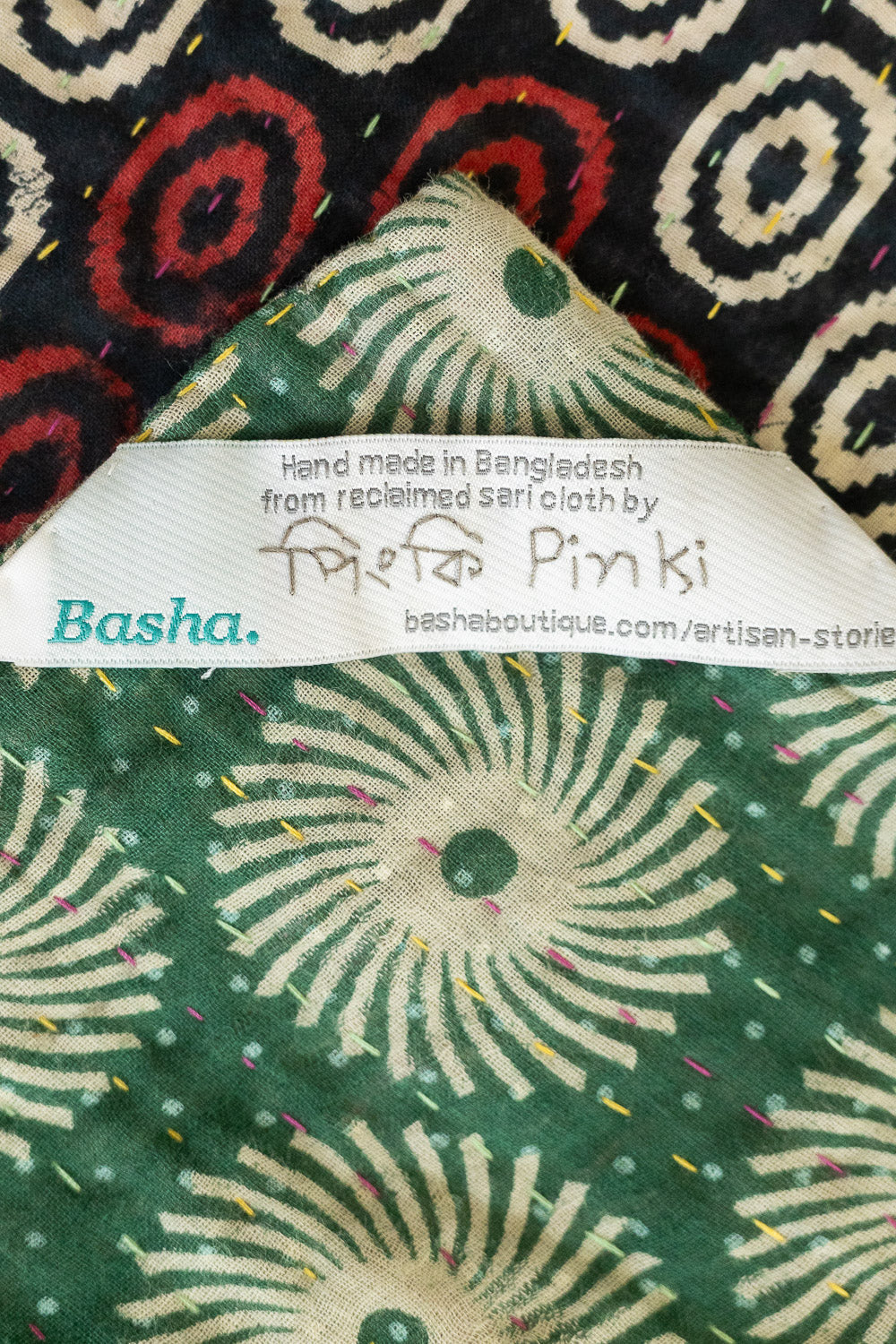 Sparkle Kantha Throw