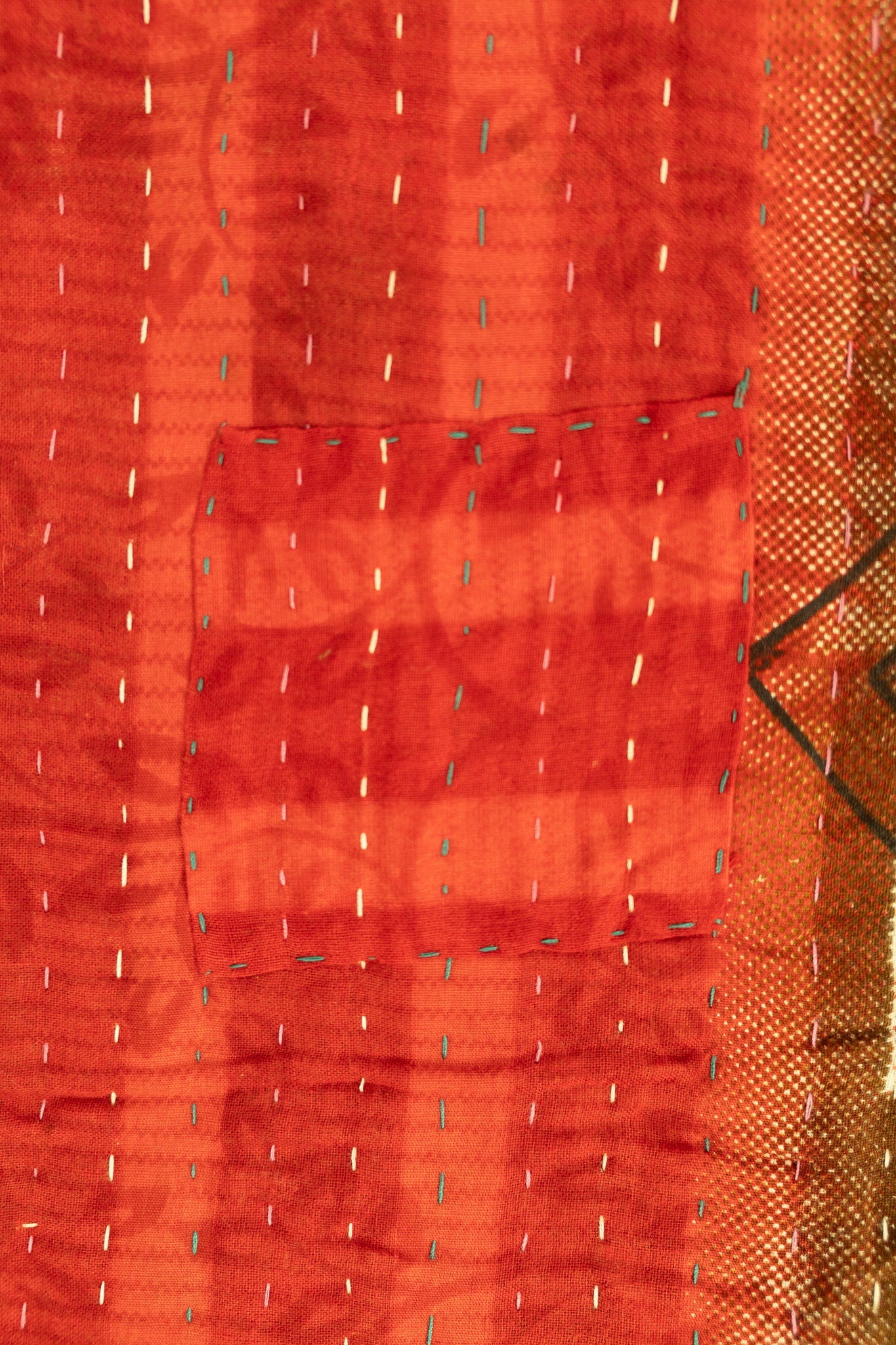 Spring Large Kantha Throw