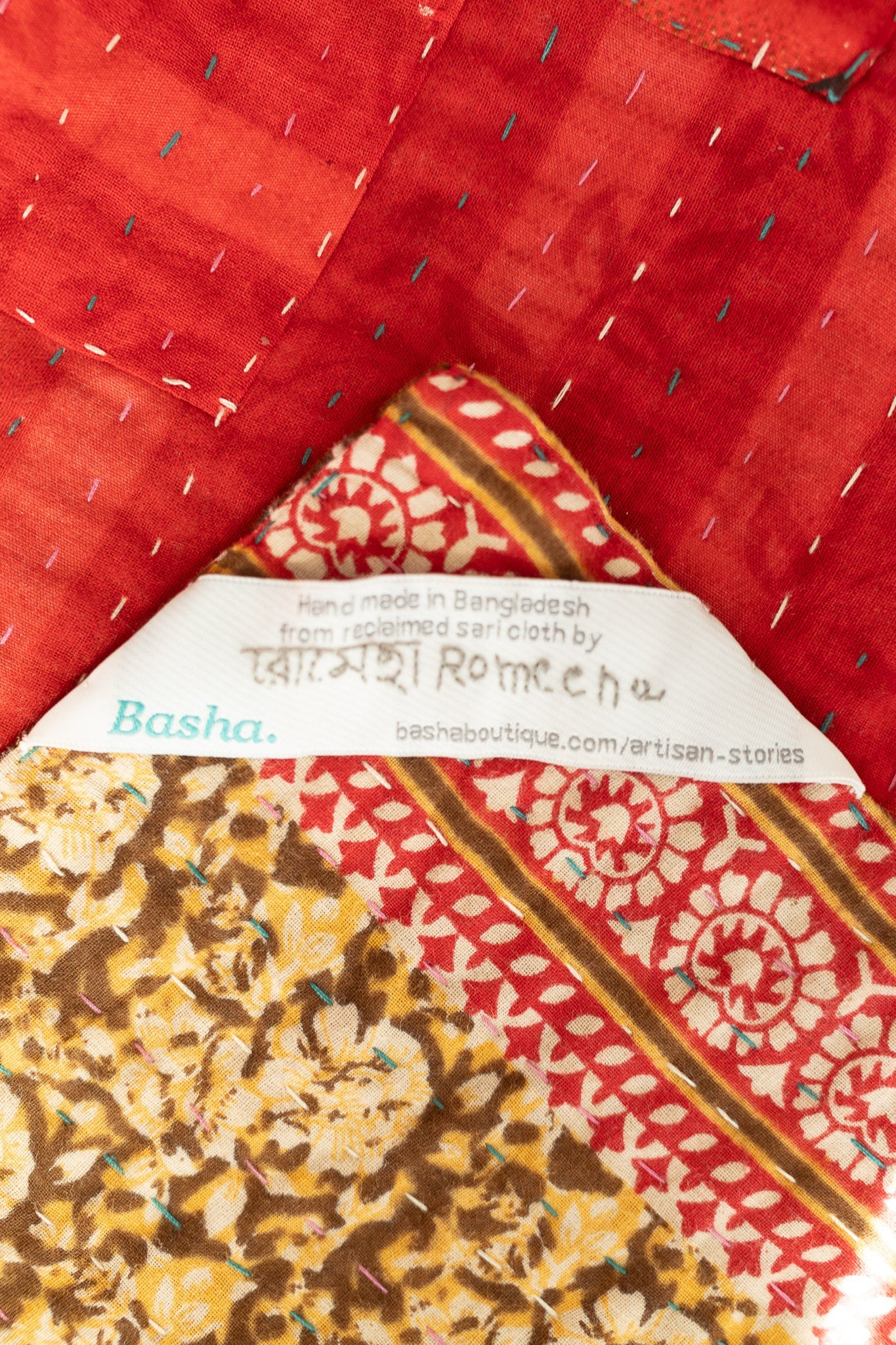 Spring Large Kantha Throw