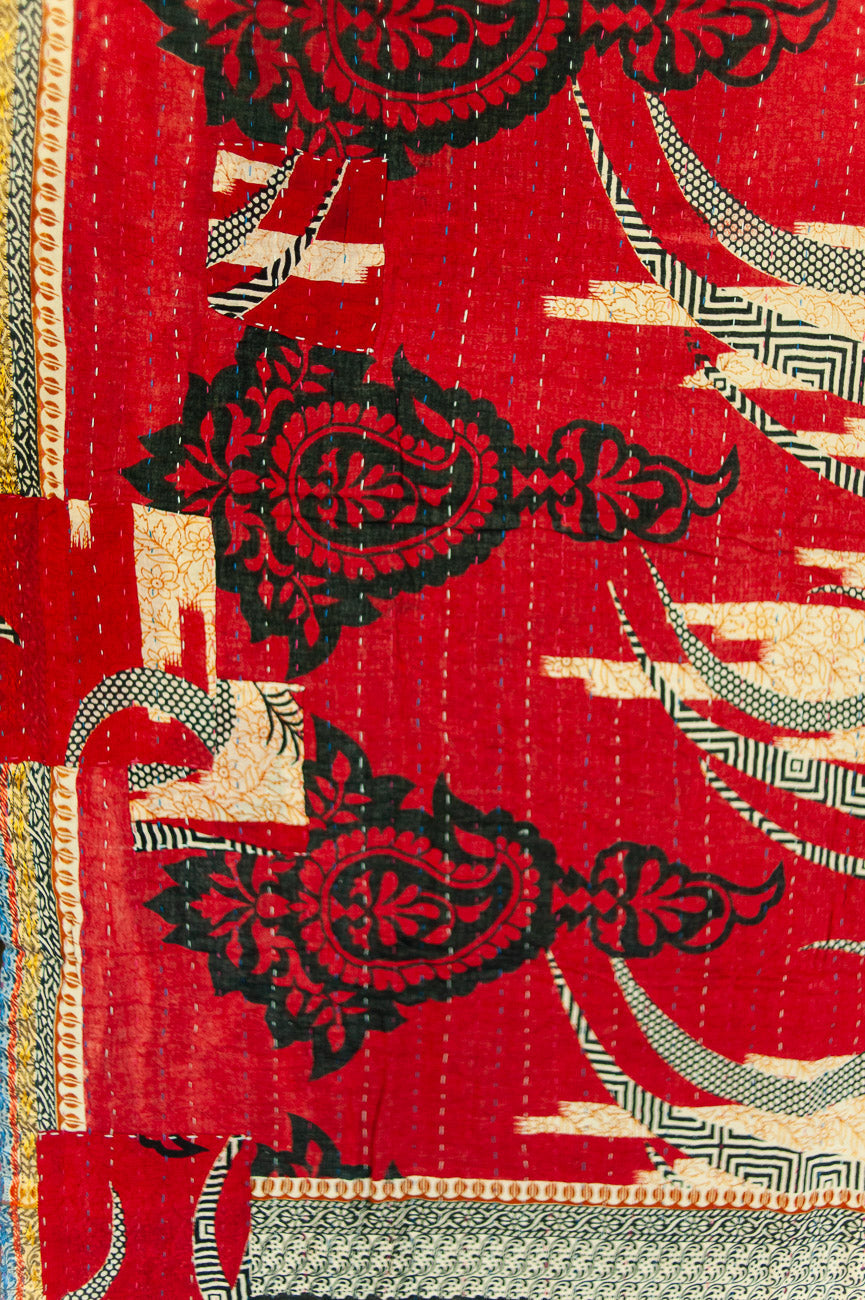 Spruce Kantha Christmas Throw