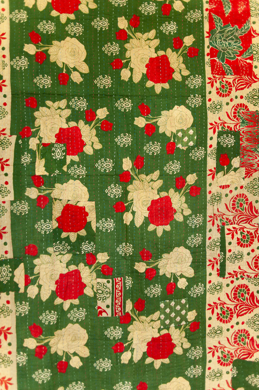 Spruce Kantha Christmas Throw