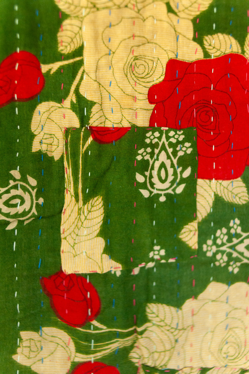 Spruce Kantha Christmas Throw